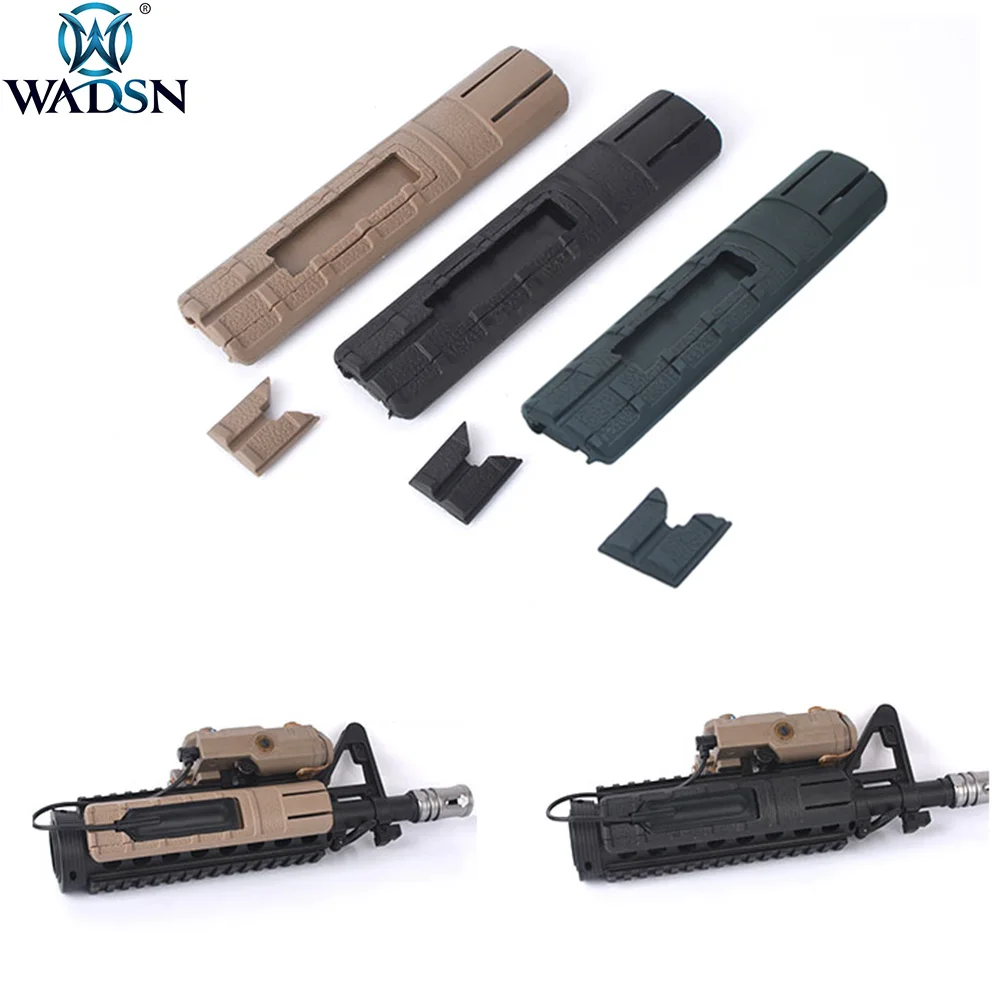 

WADSN Airsoft TD Battle Grip Rail Cover with Pocket Pressure Pad Fits 20mm Rails Softair Light Switch Holder