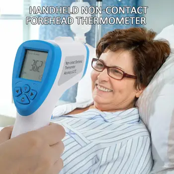

Infrared Thermometer Professional Contactless LCD for Batteries White Health Care Accessories Household Body Thermometer Kids