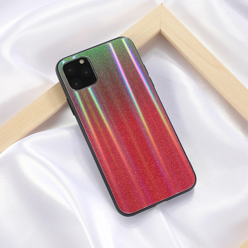 Лазерный блестящие цветные стеклянные телефонные чехлы для huawei P20 P30Lite Mate20 30Pro Honor 10lite 20Pro V20 20i 8X 9X Nova 3 3i 4 5iPro Y9
