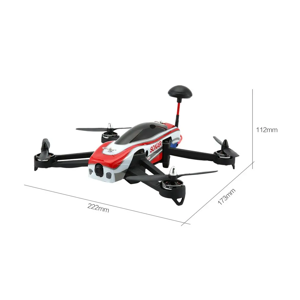 SKYRC SOKAR Drone четырехосевой Дрон 280 RTF с FPV камерой видео монитор и пульт управления Встроенный 8000 мАч Lipo-аккумулятор