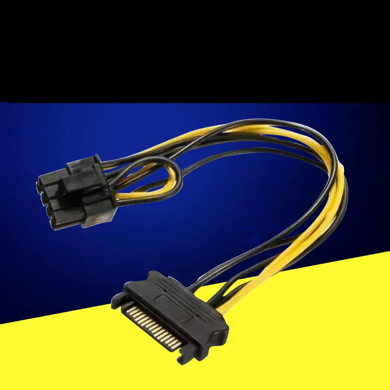 

RIVOER Dual 8pin to 15pin male power cord Hard disk power cord video card power cord