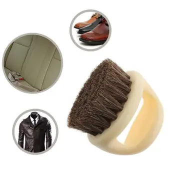 

Car Care Soft Bristle Cleaning Tool Auto Detailing for Interior Leather Seat Roof Panel Dashboard Car Brush Horses Hair Brush