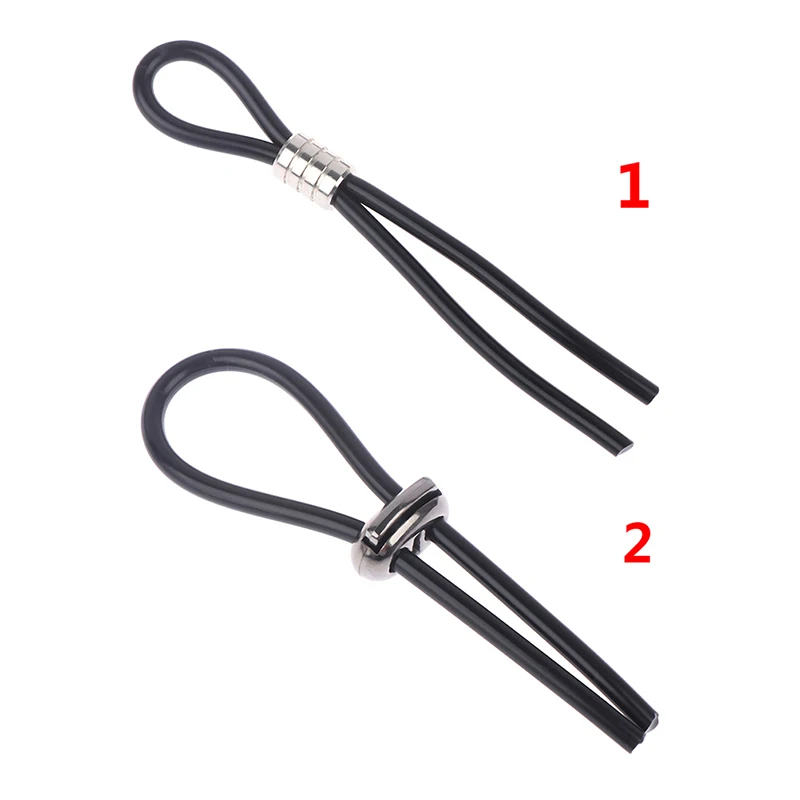 Penis Ring Adjustable Delay Premature Ejaculation Silicone Lock Ring Time Delay Male Cock Ring Erection Sex Toys For Men Couples