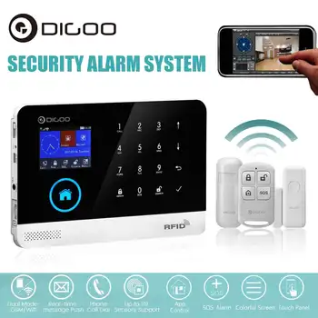 

DIGOO DG-HOSA Wireless Home Security WIFI GSM GPRS Alarm System APP Remote Control Smart Infrared Motion Sensor Door Alert