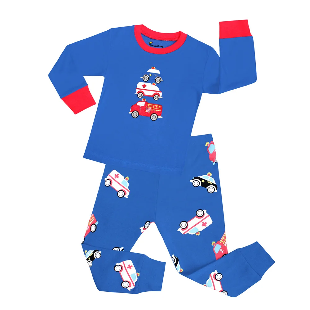 Новая брендовая Пижама, детский пижама для мальчиков, хлопок, длинный рукав, модная Пижама с рисунком панды для девочек, пижама с единорогом - Цвет: NO6