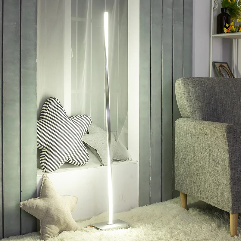 Minimalist LED Floor Lamp Nordic Design Creative Lighting Light Fixtures Bedside Reading Standing Lamp Modern Indoor Home Decor
