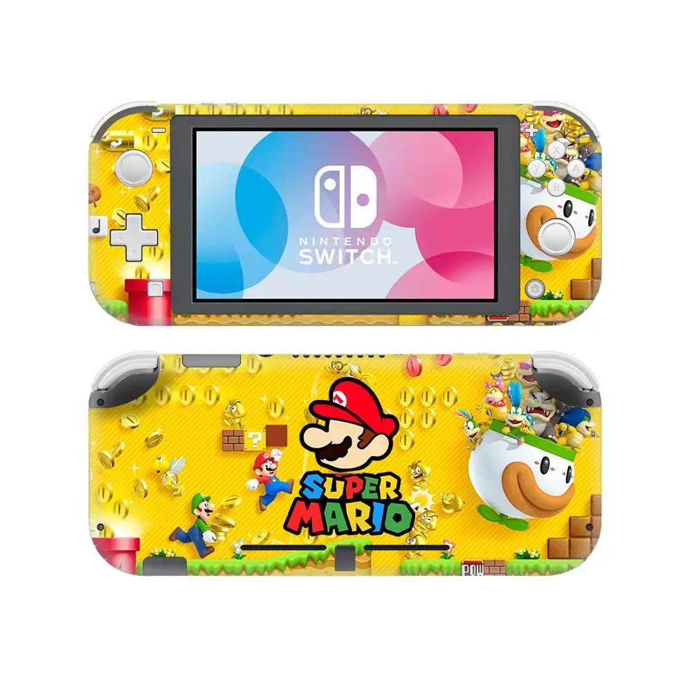 Новые наклейки для игровой кожи Супер Марио для Nintendo Switch Lite консоль контроллер защита кожи виниловая наклейка NS Lite аксессуары - Цвет: YSNSL0170