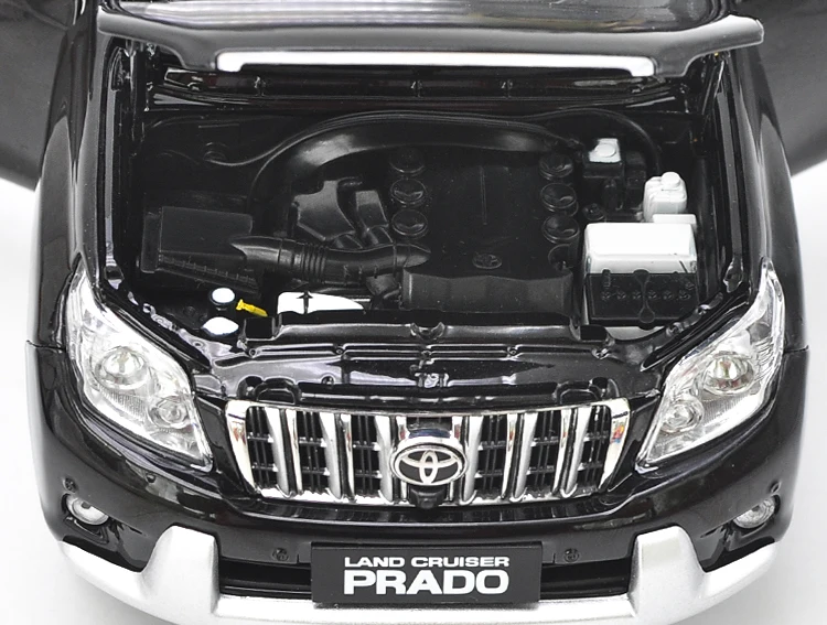 1:18 высокое тщательное TOYOTA PRADO сплав модель автомобиля статические металлические модельные автомобили с оригинальной коробкой