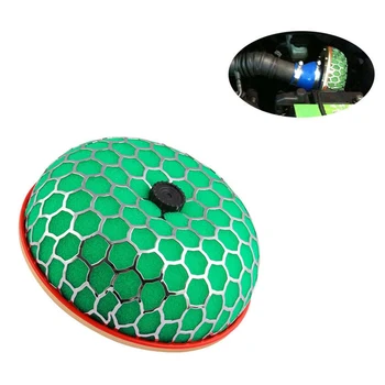 

Round Mushroom Car Air Filter Cleaner Intake Power Flow Universal Air Intake Filter 80mm 100mm Inner Diamter Pipe