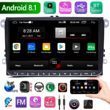 

Double 2 DIN 9 inch Android 8.1 Car Stereo Bluetooth WiFi FM Radio Receiver GPS Navigation Head Unit for Car Accessories