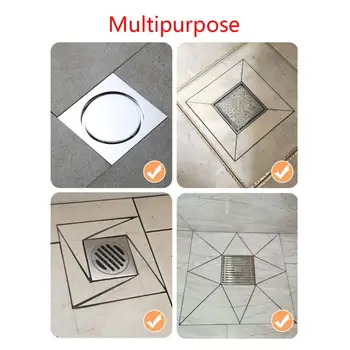 

Multifunctional Triangle Floor Drain Ruler Stainless Steel Angle Rulers Durable 6XDD