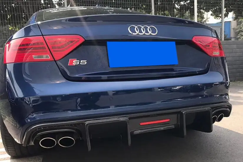 

A5 B8.5 S5 S-Line Carbon Fiber Rear Diffuser Spoiler for Audi S5 Sline Only 2013-2016 Car Styling