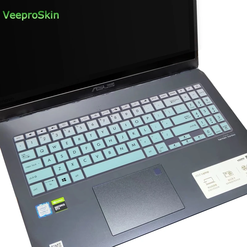 Защитный чехол для клавиатуры ноутбука ASUS VivoBook S15 S531 S531FL S531F S 531 F FL S532 VX60 S532FL S532F - Цвет: fademint