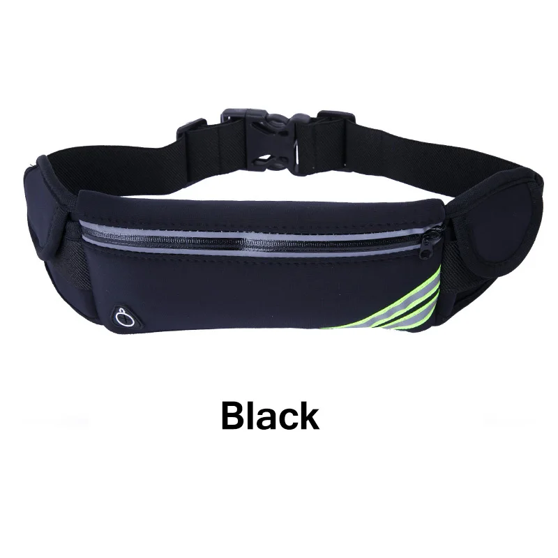 Черный Сумка для бега для huawei Honor 8, Waistpack, Спортивная, Спортивная, водонепроницаемая, нарукавная повязка, чехол для телефона huawei Honor 9 - Цвет: Черный