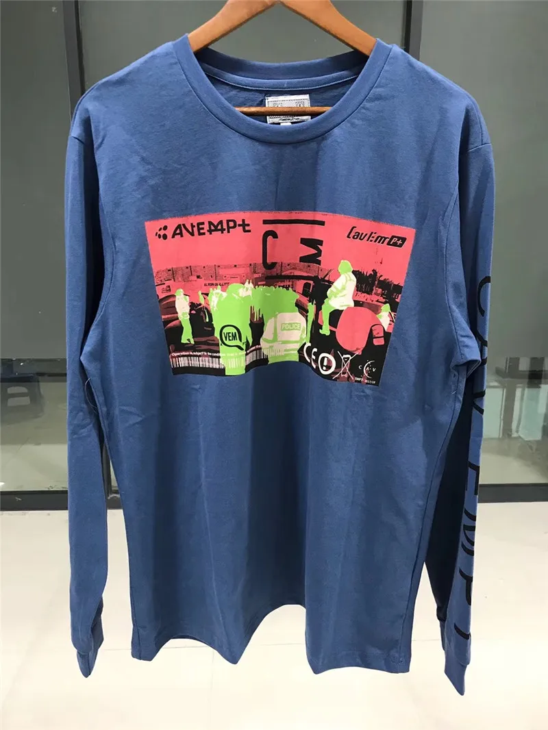 CAV EMPT C.E CE футболки для мужчин и женщин с длинным рукавом Свободные повседневные