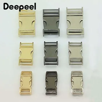 

Deepeel ID10/14/19mm Metal Release Side Buckle for Luggage Safety Bands Outdoor Backpack Dog Collar Clip Hardware Accessories