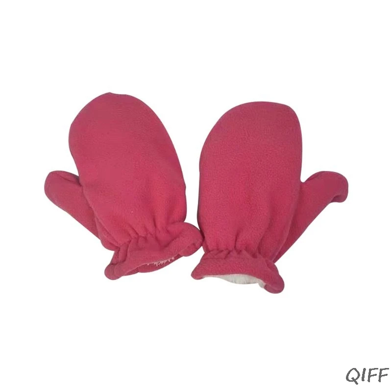 HP Size M 1 пара, модные детские флисовые перчатки, Новые осенне-зимние теплые лыжные варежки для малышей - Цвет: HP Size M