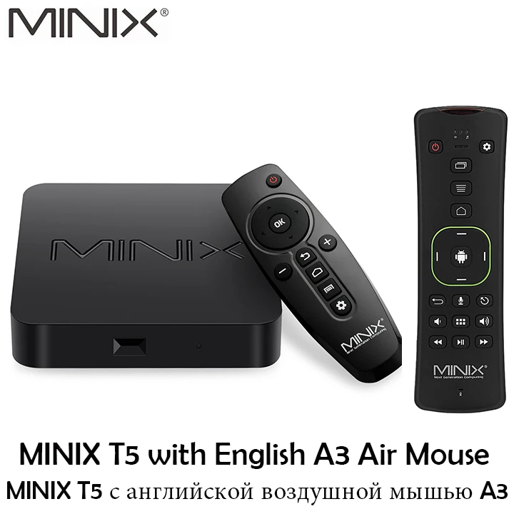 Новое поступление MINIX NEO T5 tv BOX Amlogic S905X2 2G 16G Chromecast 4K Ultra HD Google Сертифицированный Android tv 9,0 Pie Smart tv BOX - Цвет: T5 with English A3