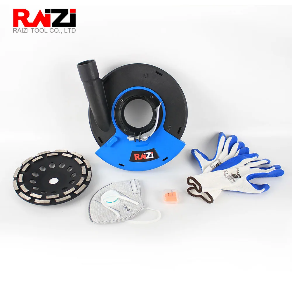 

7 inch/180 mm universal dust shroud concrete grinding kit dry grinding cover tools for angle grinder