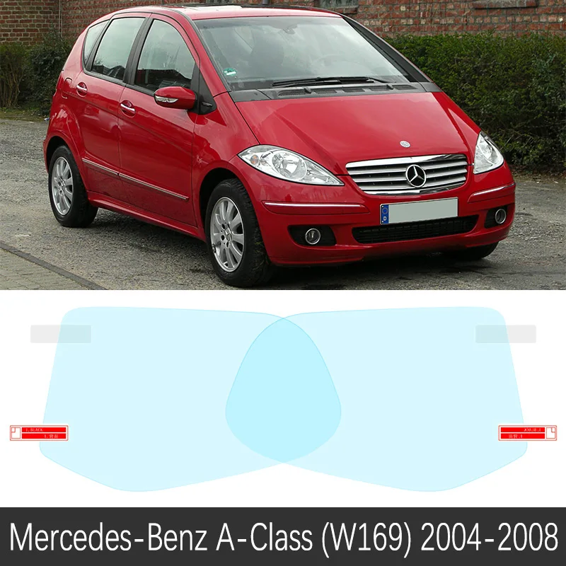 Для Mercedes Benz A-Class W169 W176 W177 A-Klasse A160 A180 A200 A45 полное покрытие зеркало заднего вида противотуманная пленка аксессуары - Название цвета: A-Class (W169) 04-08