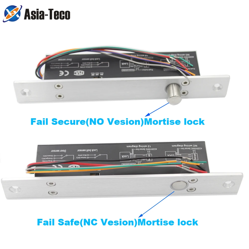 Electronic Lock Electric Lock Magnetic Output with Time delay DC 12V Fail Safe fail Secure Bolt Mortise Door Lock NC/NO