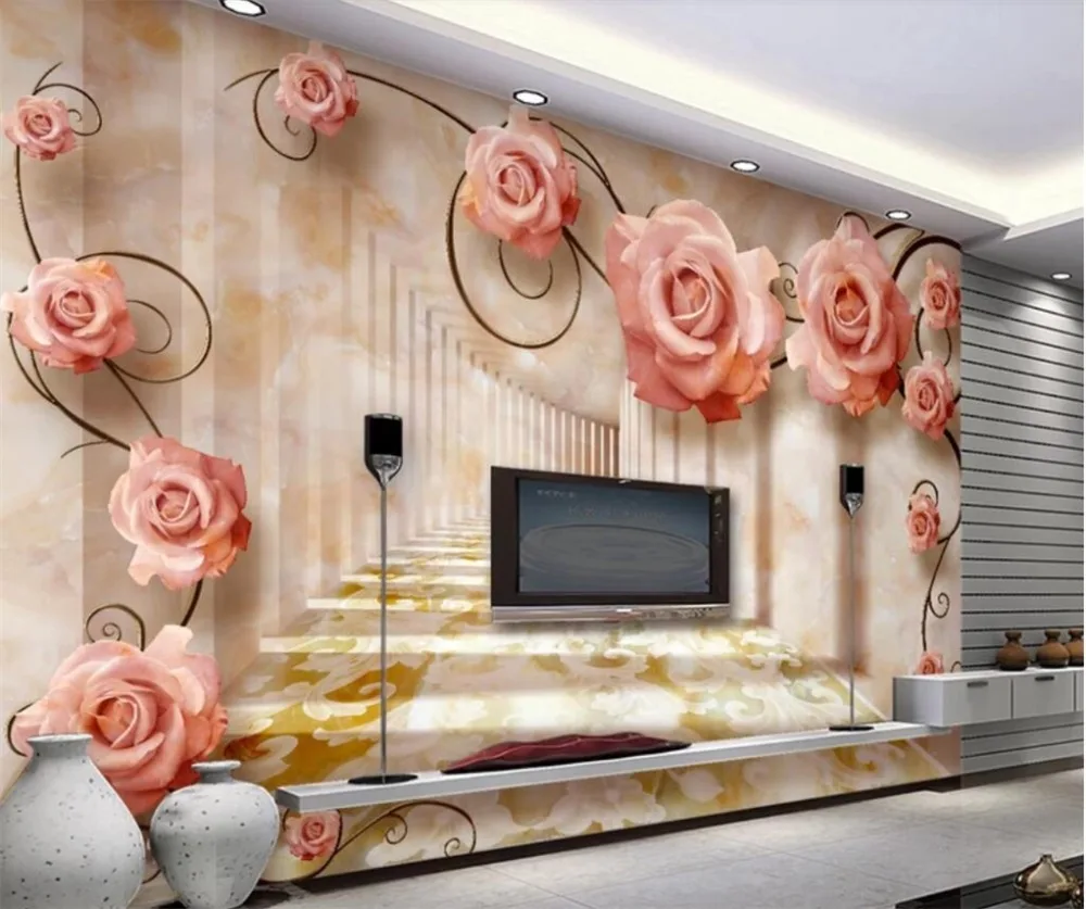 

Drop Shipping Custom Wallpaper Large Fresco Stone 3D Space Mural Living Room TV Background Wall Art Papel De Parede 3d Wallpaper