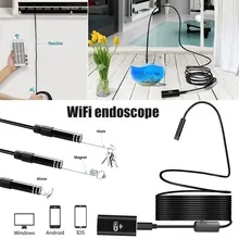 Металлический hd-эндоскоп IP67 инспекционный мониторинг компьютеров мобильные телефоны эндоскоп портативный черный фото видео в режиме реального времени