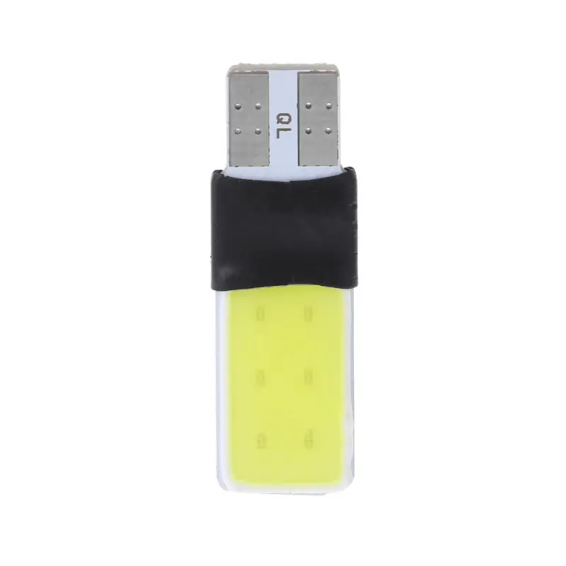 DC 12V T10 W5W 194 168 6W светодиодный Белый COB Canbus боковой светильник клиновидный