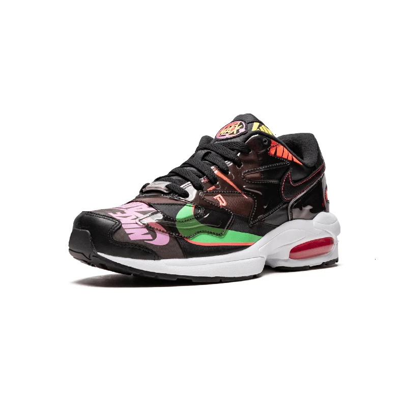 Nike Air Max 2 Светильник X Atmos мужские кроссовки красочные неоновые Ретро воздушные подушки спортивные кроссовки# BV7406-001# CI5590-001