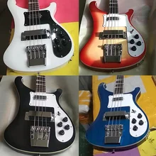China OEM fabrik rickenback 4003 blau/weiß/schwarz/kirsche farbe elektrische bass gitarre
