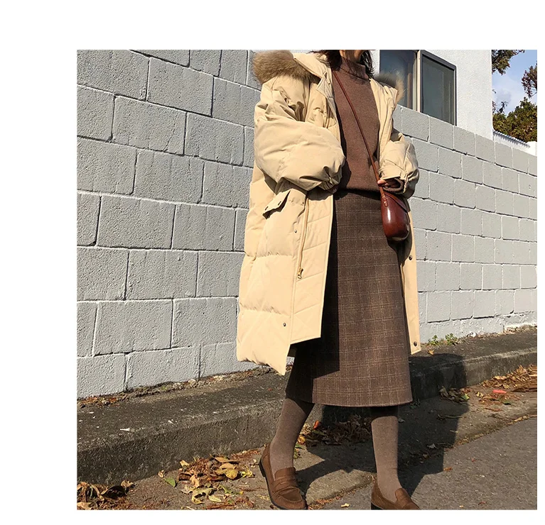 Женская одежда из хлопка, новинка года, зимние куртки, плотное теплое пальто с капюшоном и меховым воротником, пуховик, женские зимние парки, пальто V919