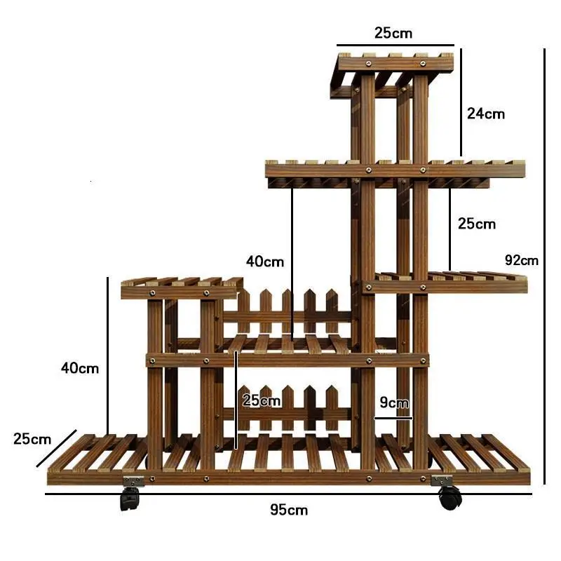 Jardin гостиная деревянные полки Etagere горшок для стойки открытый Stojak Na Kwiaty балкон