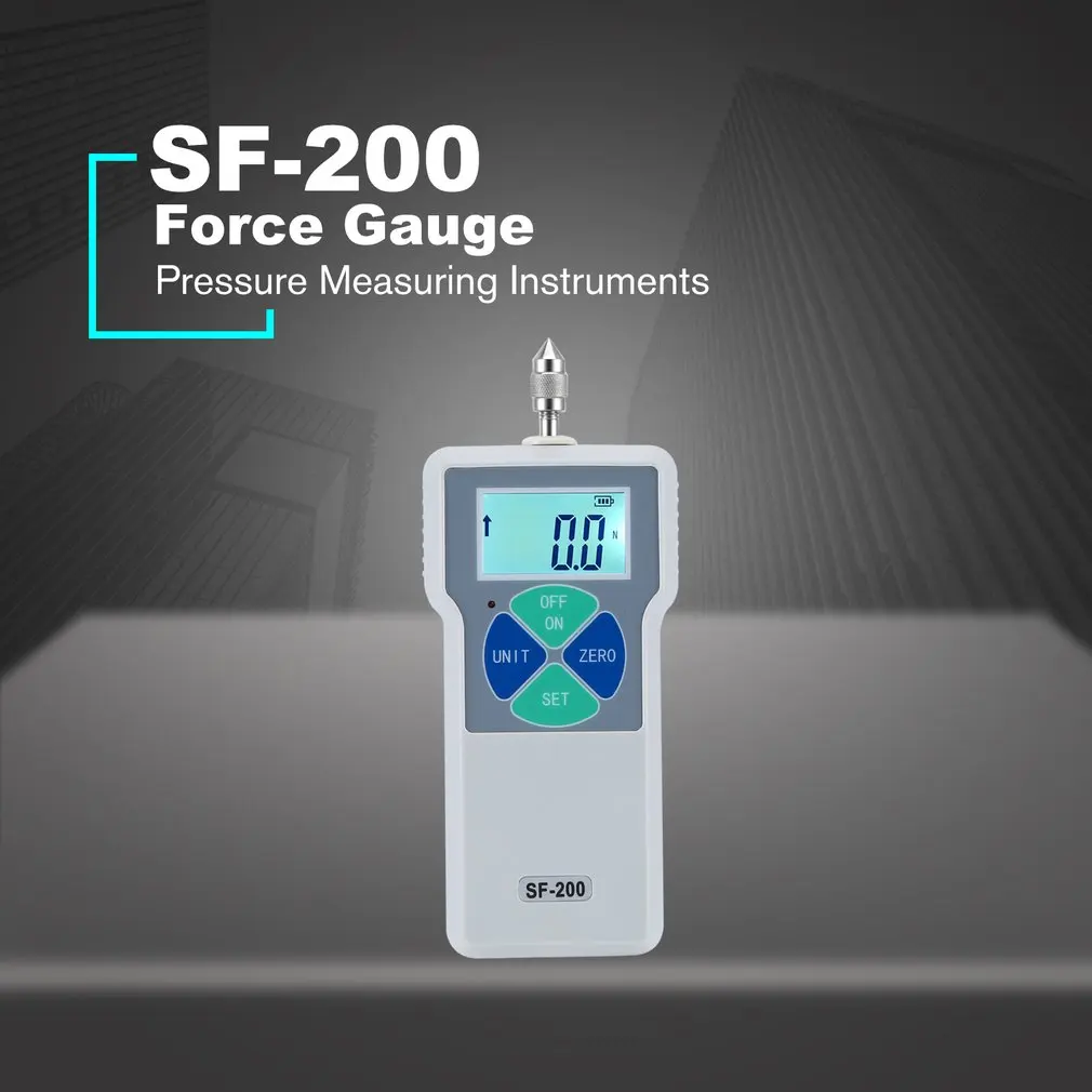 

Digital Force Gauge Push & Pull Tester Thrust Meter Dynamometer Pressure High Precision Measuring Instruments 100V-240V US Plug