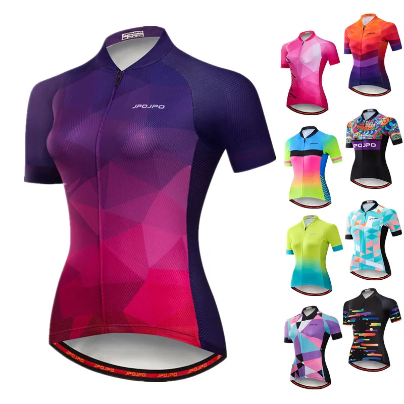 Weimostar Women Cycling Jersey Pro Team Bicycle Clothing Summer Youth MTB Bike Shirt Top 
