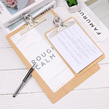 Деревянный Планшет А4 А5, деревянные зажимы, блокнот для записей, блокнот, доска для хранения, папки, зажимы для офиса, ресторана, дома, отеля, товары