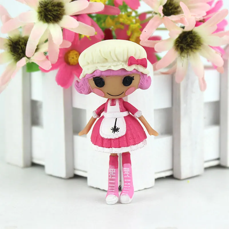 1 шт. 3 дюйма оригинальные MGA куклы Lalaloopsy Мини Куклы для девочек игрушка игровой домик каждый уникальный - Цвет: 01