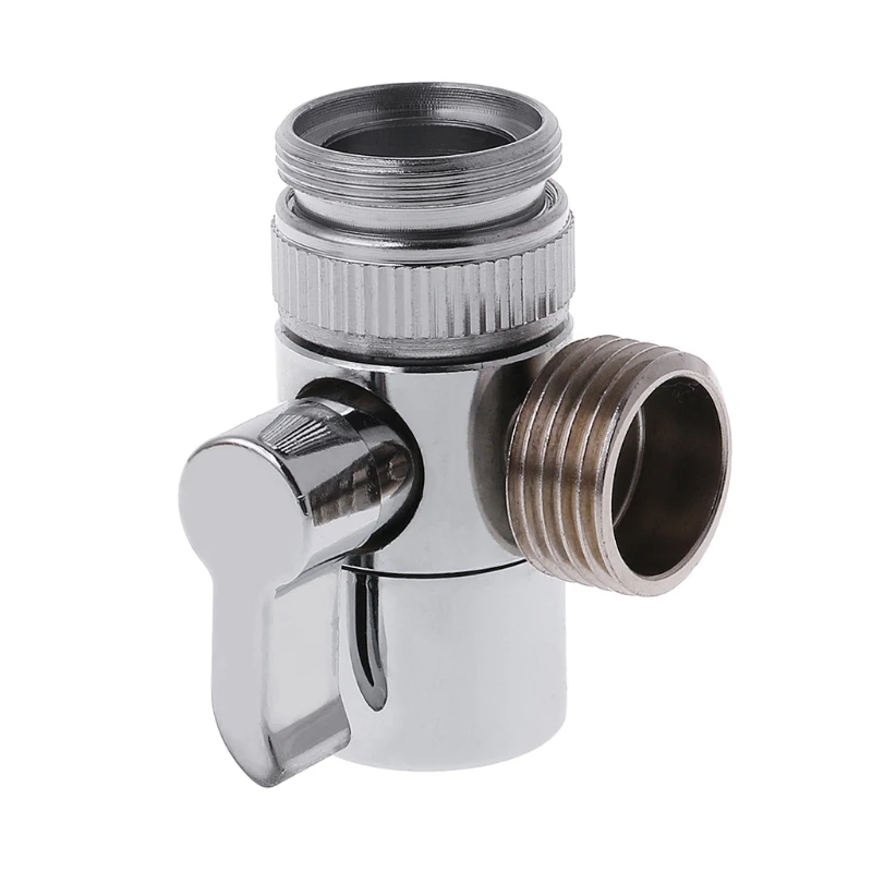 

Bathroom Kitchen Brass Sink Valve Diverter Faucet Splitter to Hose Adapter M22 X M24