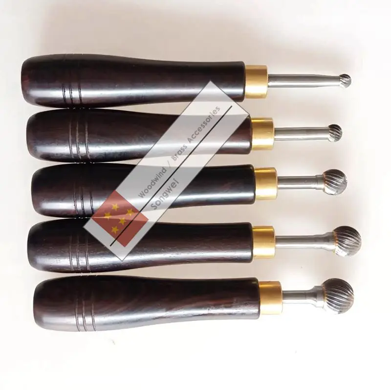Кларнет ремонтные инструменты 5 шт. кларнет звук отверстие нож для снятия фаски-духовой