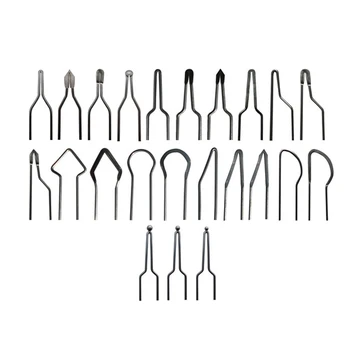 

23pcs Pyrography Wire Tips 1mm High Impedance Tips Kit for 30-50W Wood Burning Machine Replacement Parts Heating Wire