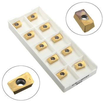 

10Pcs/set Round Carbide Inserts Milling Cutting Inserts For Lathe Turning Tools Milling Cutters Handle Slot Engraving Machine
