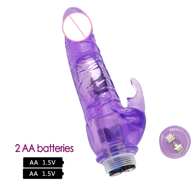 Multispeed Crystal Dildo Vibrator Rabbit