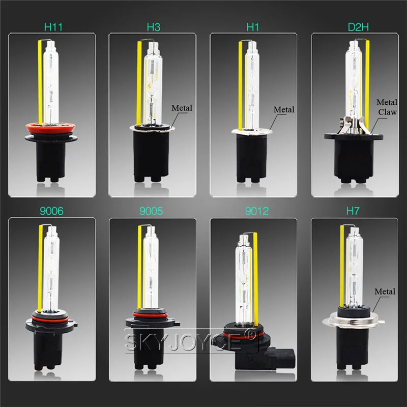 SKYJOYCE 45W H1 H3 H11 HB3 HB4 9012 D2H H7 Car HID Conversion Kit AC Fasr Bright HID Replacement Ballast 5500K Auto Lamp Bulb (1)