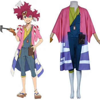 

Anime Appare-Ranman! Sorano Appare Cosplay Costumes Adult Female Coat Top Pants Full Set Halloween Carnival costume Outfit