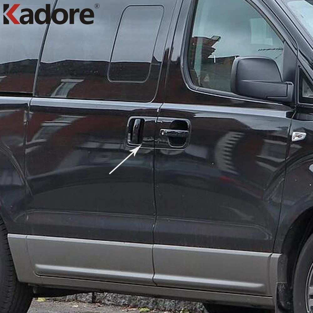 Боковой двери ручки чаши Крышка для Hyundai Grand Starex H-1 i800 2018 2019 2020 хромированной