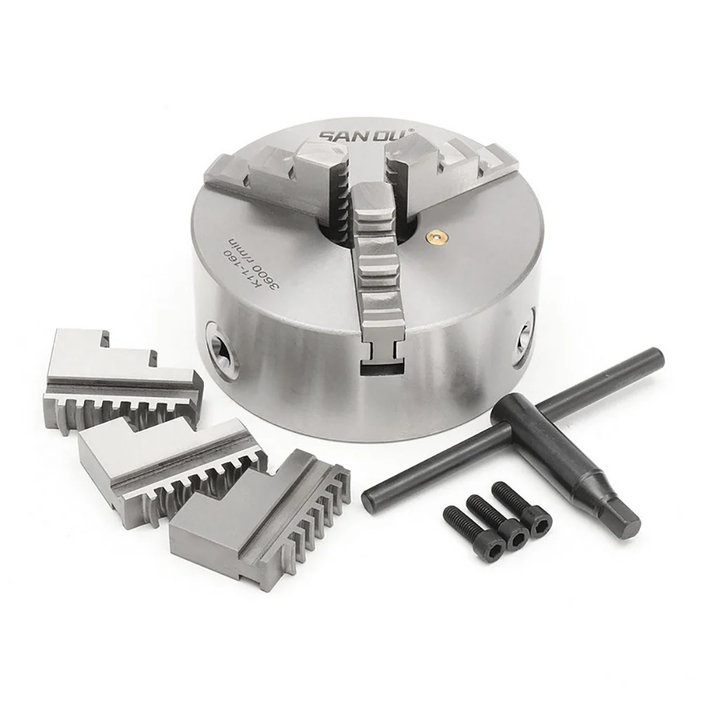K11 160 6 Calowy Samocentrujacy 3 Szczekowy Uchwyt Tokarski Z Dwoma Zestawami Szczek Pol Stalowa Szlifierka Cnc Lathe Chuck Centering Lathe Chuck3 Jaw Aliexpress