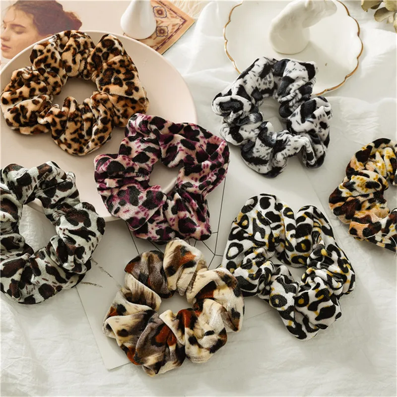 Ruoshui Dot Hair Ties женские аксессуары для волос леопардовые резинки для девочек резинка для конского хвоста эластичная резинка для волос Hairband