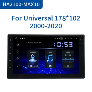 

Dasaita 7" IPS Car Radio Android 10.0 Universal 2 Din Touch Screen HDMI GPS Navigator 1024*600 64GB ROM MAX10