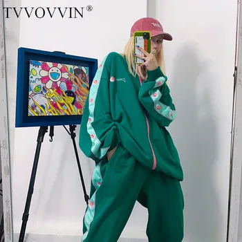 

China Original Streetwear Plus Size 2 Piece Outfits for Women Trend Two Piece Set Top and Pants Hip Hop Two Piece Set P021
