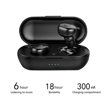 

QP4 TWS Bluetooth 5.0 HiFi Stereo Wireless In-Ear Earphones Sports Headsets