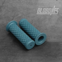 Кафе гонщик Универсальный 22 мм сетка резиновая рукоятка ручки Резиновый рукав для Ретро Винтаж guidon de moto